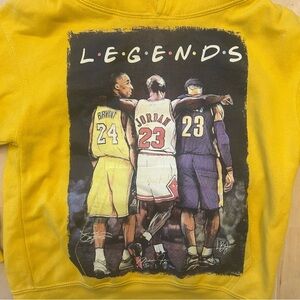 Kids NBA Legends Basketball Hoodie-Medium